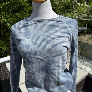 Obey Gray Tie-Dye Women's long sleeve light raglan